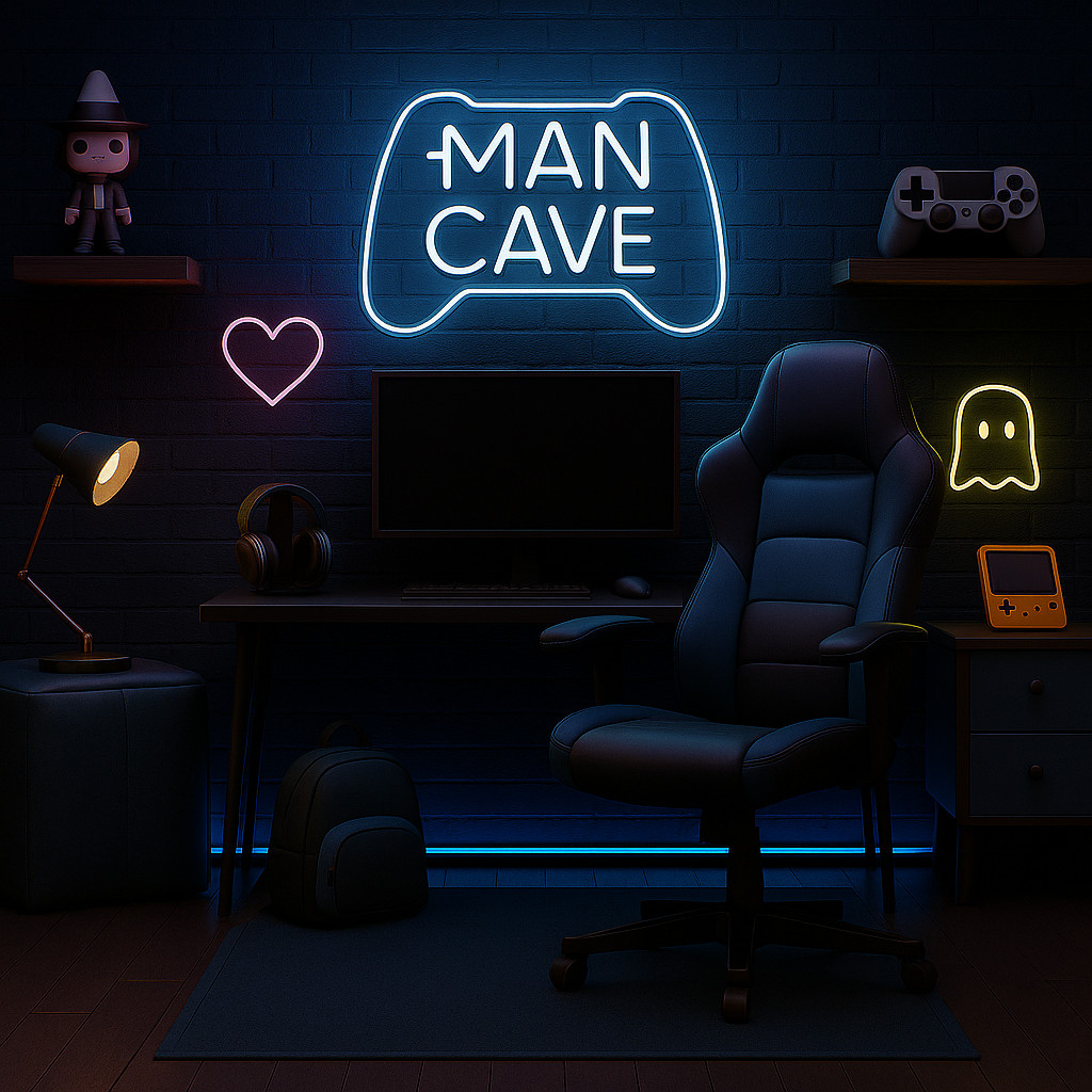 Personalized LED Wall Sign – Custom Neon Light for Man Cave, Bar, Home Decor