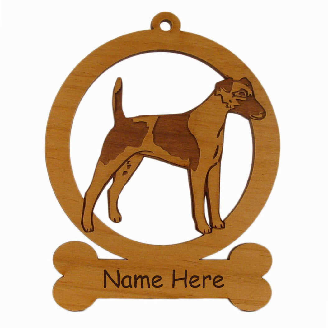 Smooth Fox Terrier Ornament 083198 Personalized With Your Dogs Name