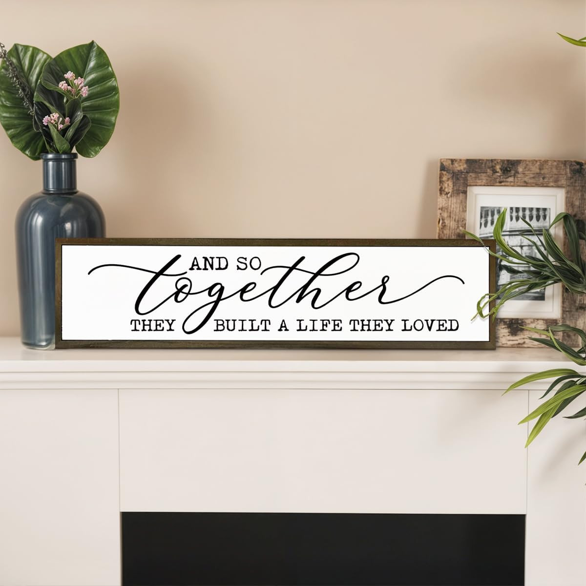 Rustic Home Decor, Decorative Wooden Wall Plaque, Farmhouse Decoration Sign, …