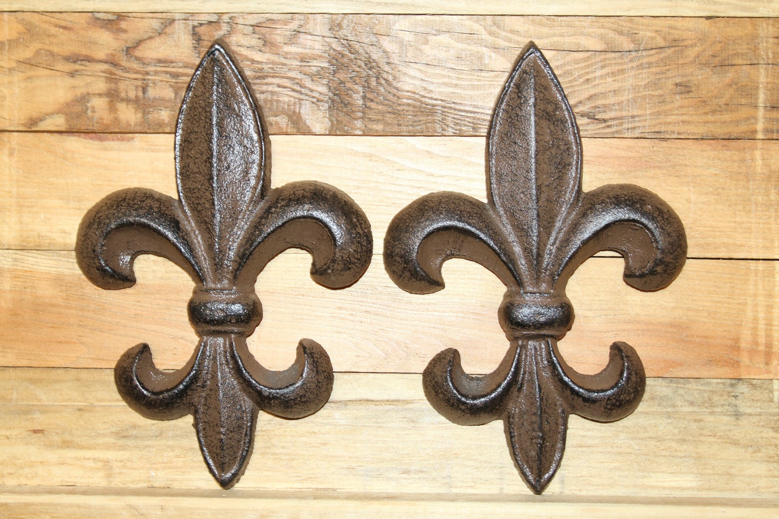 2-FLUER DE LIS Medium Wall Plaques,New Orleans Style Wall Decor,Gifts,F-6