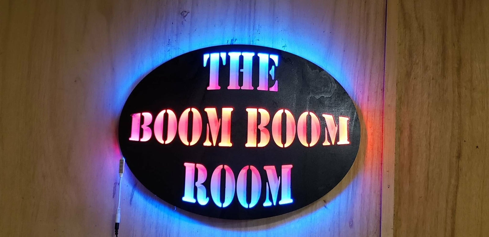 NEW! The Boom Boom Room, Man Cave, Boom Boom decor, Free ship