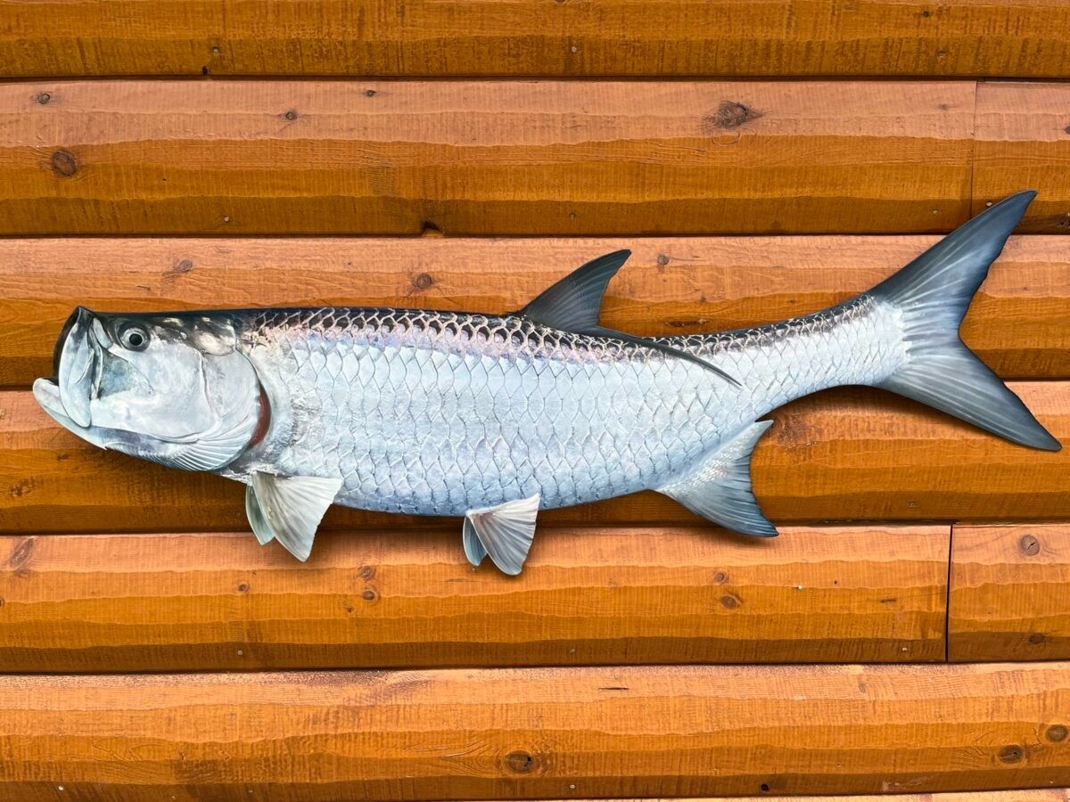 Tarpon Fish Wall Art 46” | Metal Fish Decor | Coastal Nautical Wall Hanging