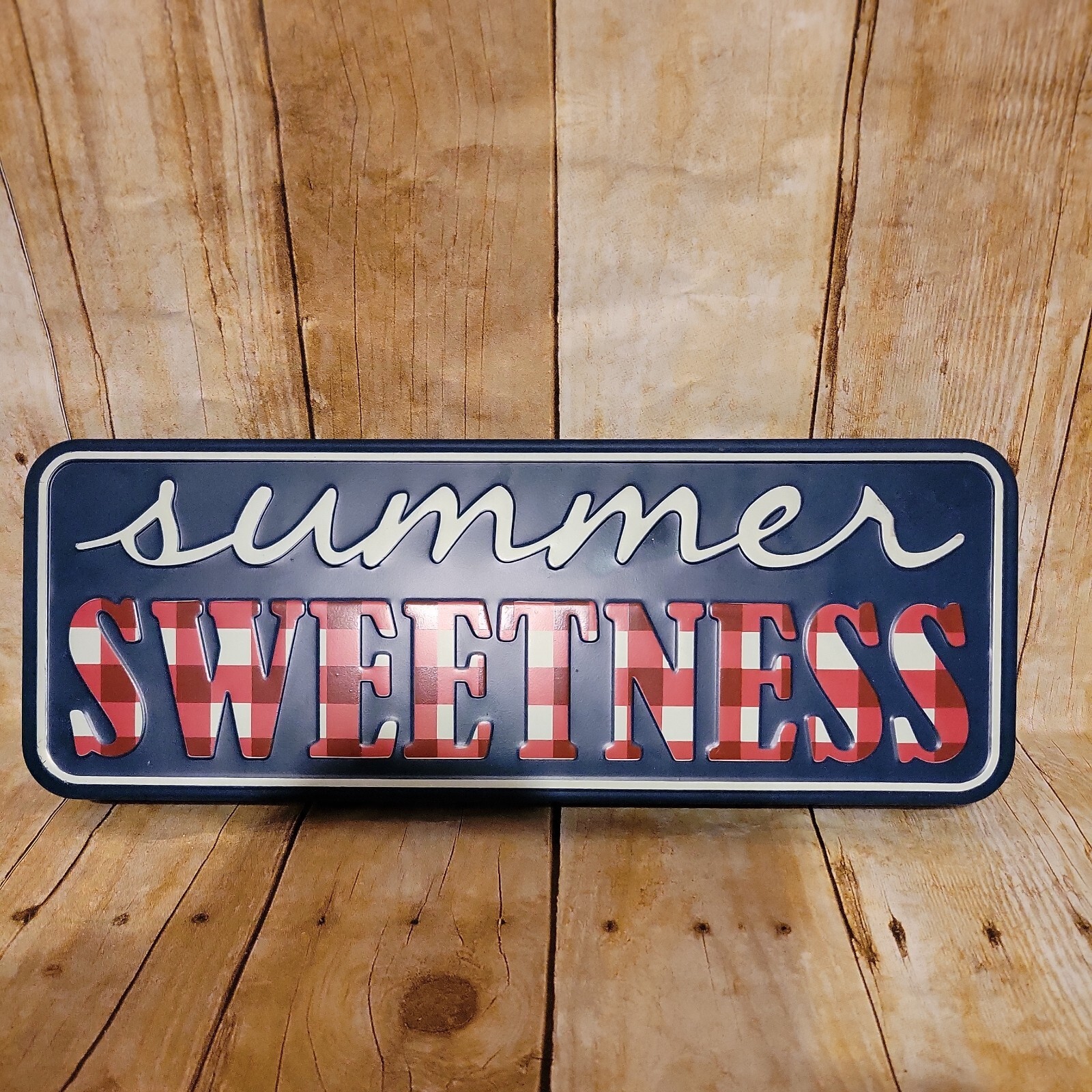 Summer Sweetness Metal Decor Hanging Sign The Pioneer Woman 5.5″×15″ NWT