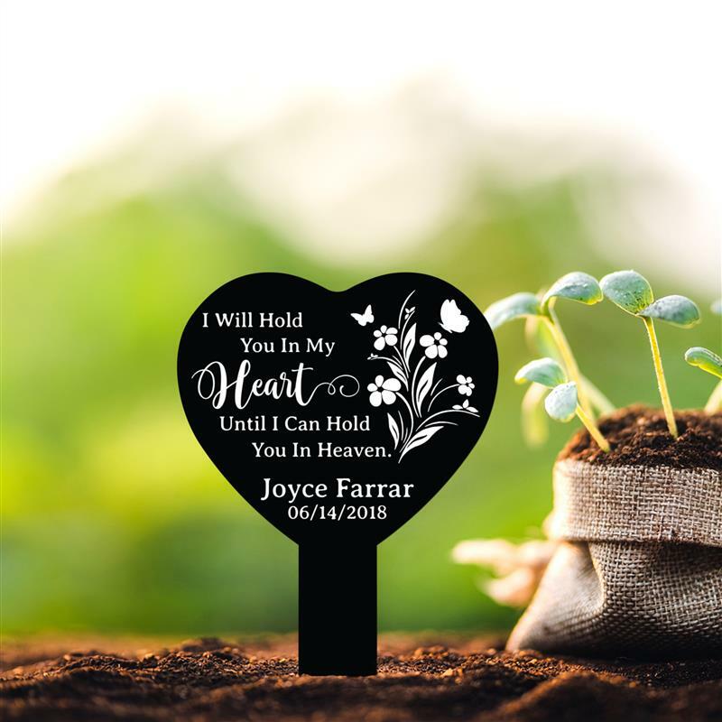 Memorial Plaque Stake, Personalized Memorial Garve Maker, Grave Marker Human
