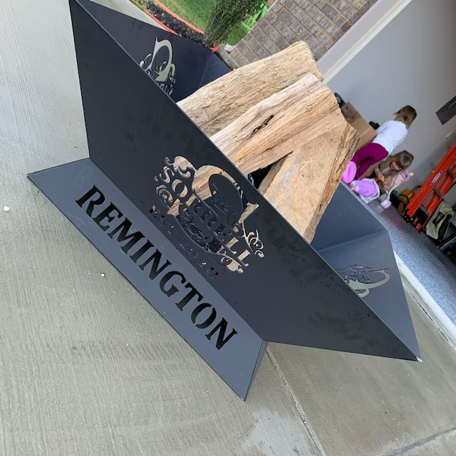 Personalized Metal Art Fire Pit