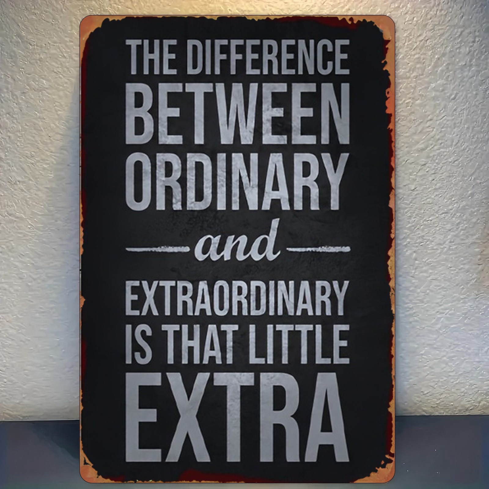 20.32*30.48 cm Metal Sign, Inspirational Quote Decor