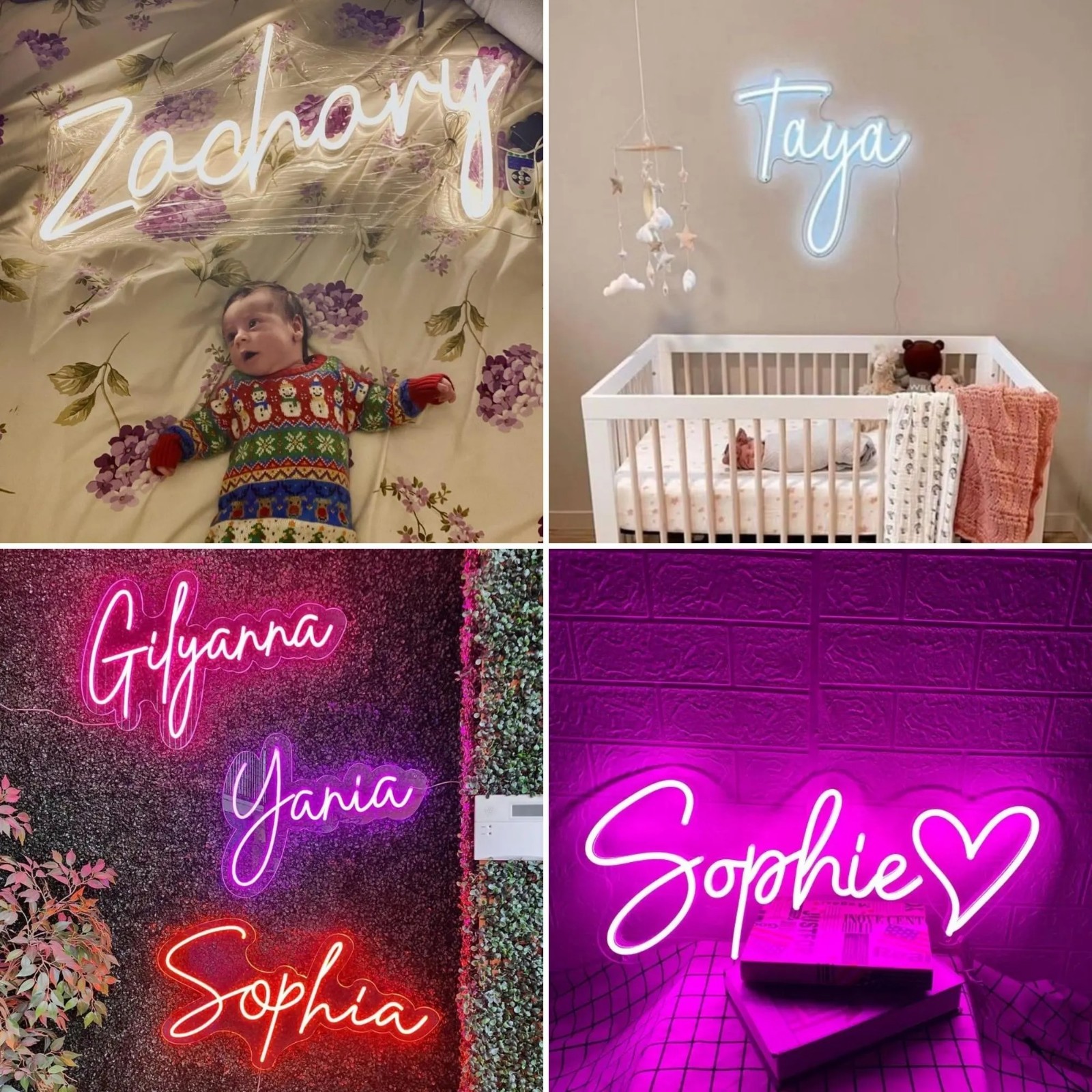 Custom LED Neon Light Sign Personalized Name Text Logo Wall Decor | Digital Only