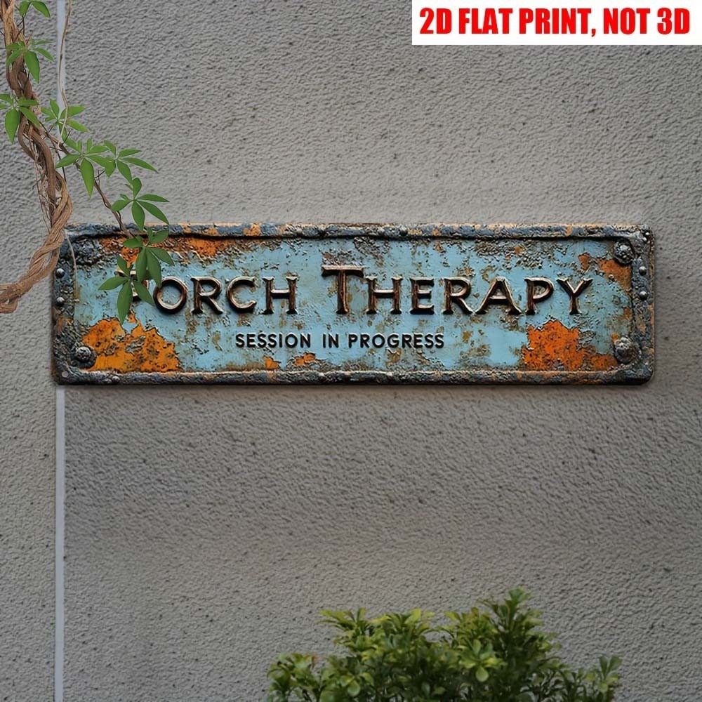 Rustic Vintage Metal Porch Wisdom Sign Waterproof Wall Decor fits Porch Entrance