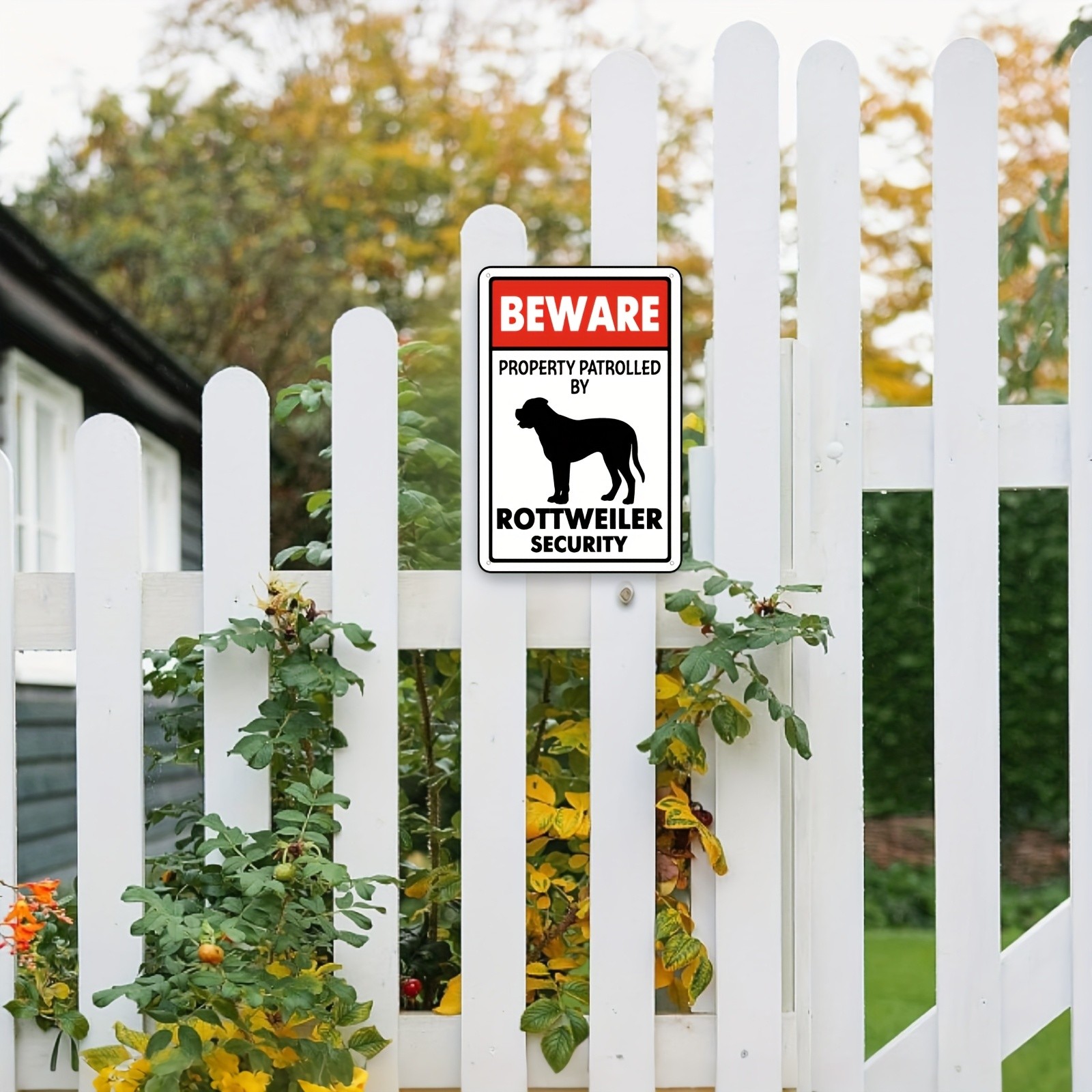Tin Sign Rottweiler Security Metal Plaque 20*30cm