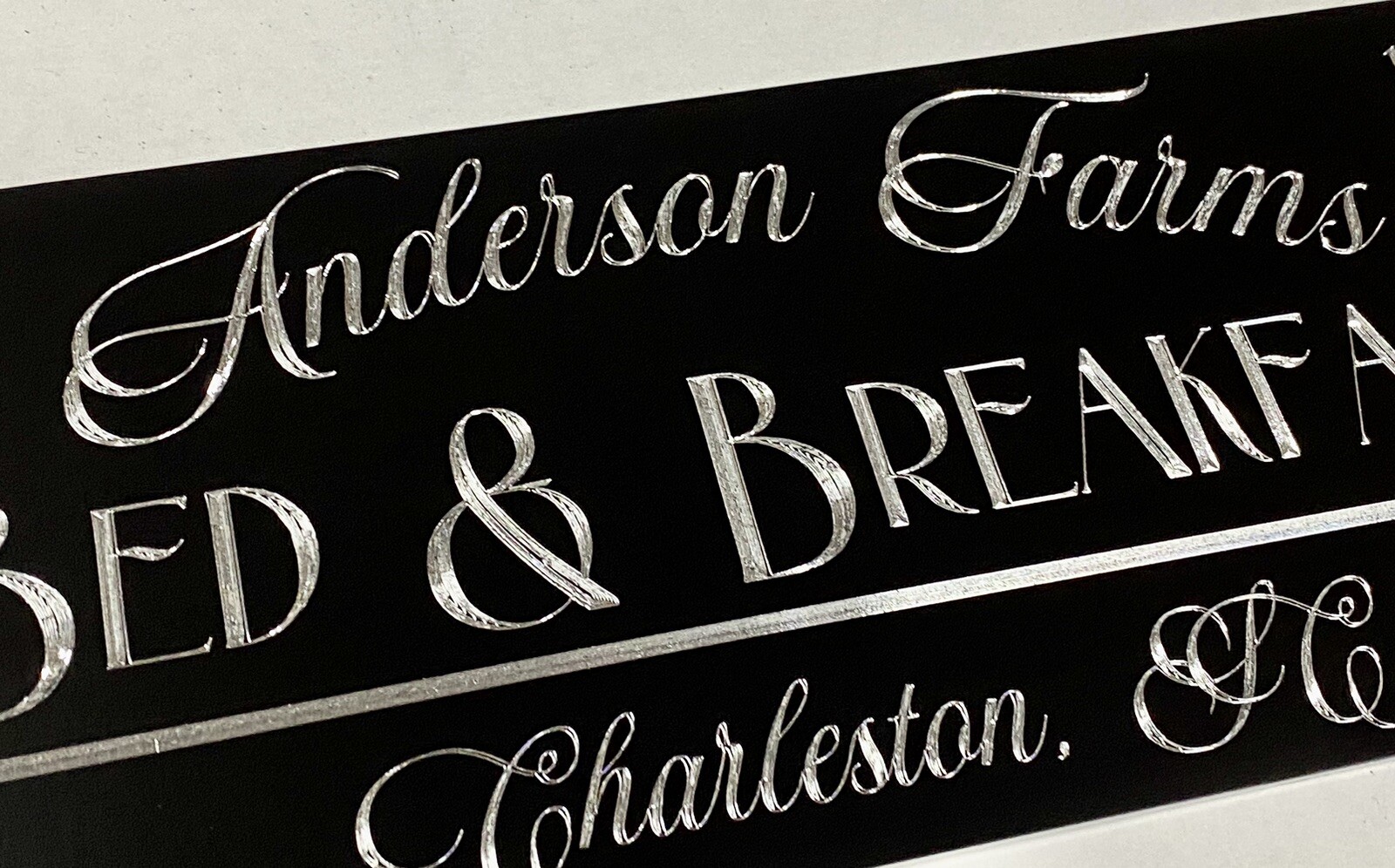 Engraved Personalized Custom House Home Business Weatherproof Metal Sign 14×5