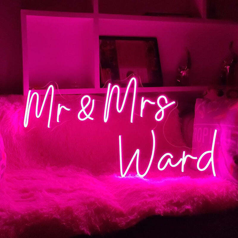 Custom LED Neon Sign Wedding Birthday Party Beer Bar Game Cafe Room Wall Decor