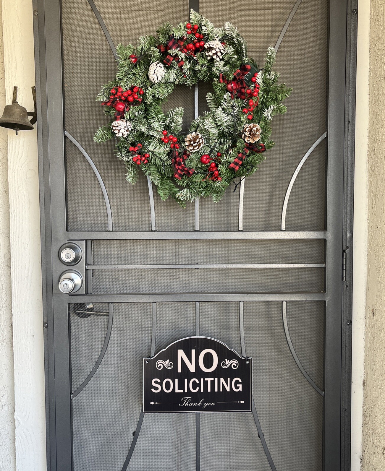 No Soliciting Thank You 13.5″X9.5″ Lightweight Plastic Double Side Sign FREESHIP