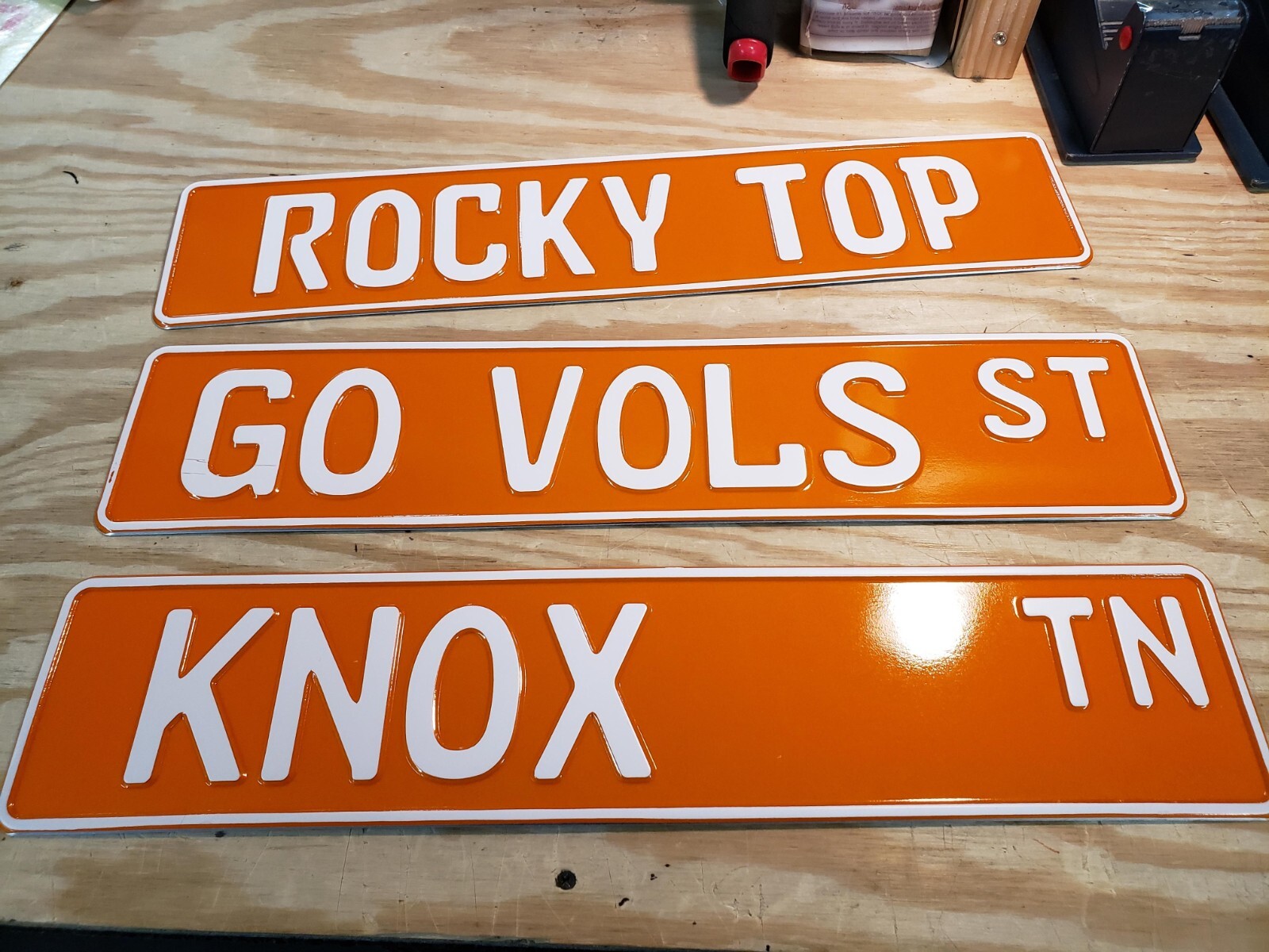 Custom, Personalized, TENNESSEE STREET SIGN – ANY TEXT – ALUMIUM, 4.5″ X 20.5″