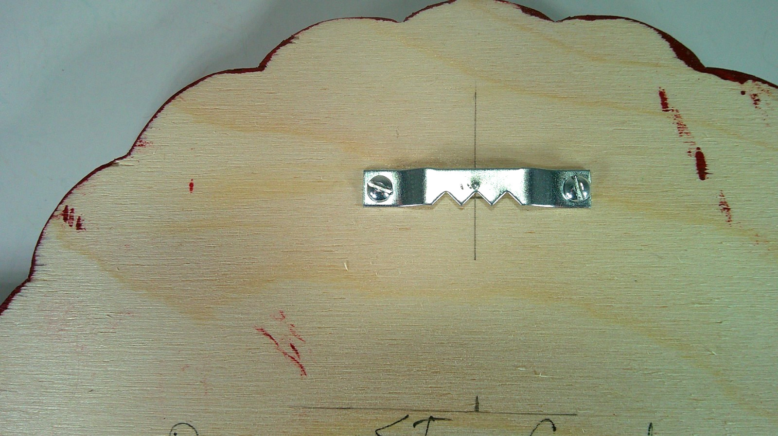 Patriotic REMEMBER Plaque Red White Blue with Stars Wood Handmade Hanger on Back