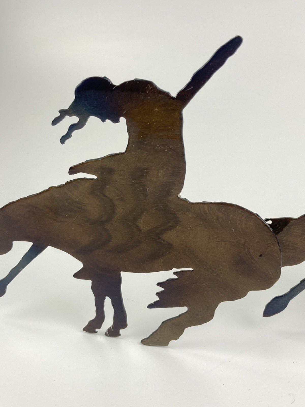 Native American Horses Metal Wall Art Made In Colorado. 16 1/2” X 5 3/4”