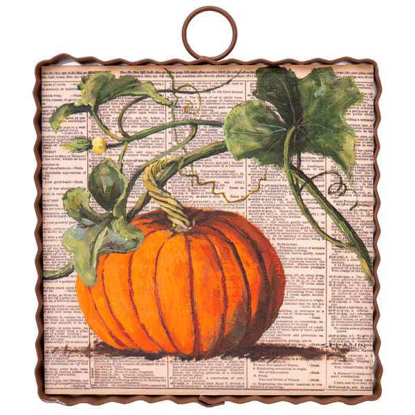 Mini Gallery Words Pumpkin Fall Print / The Round Top Collection