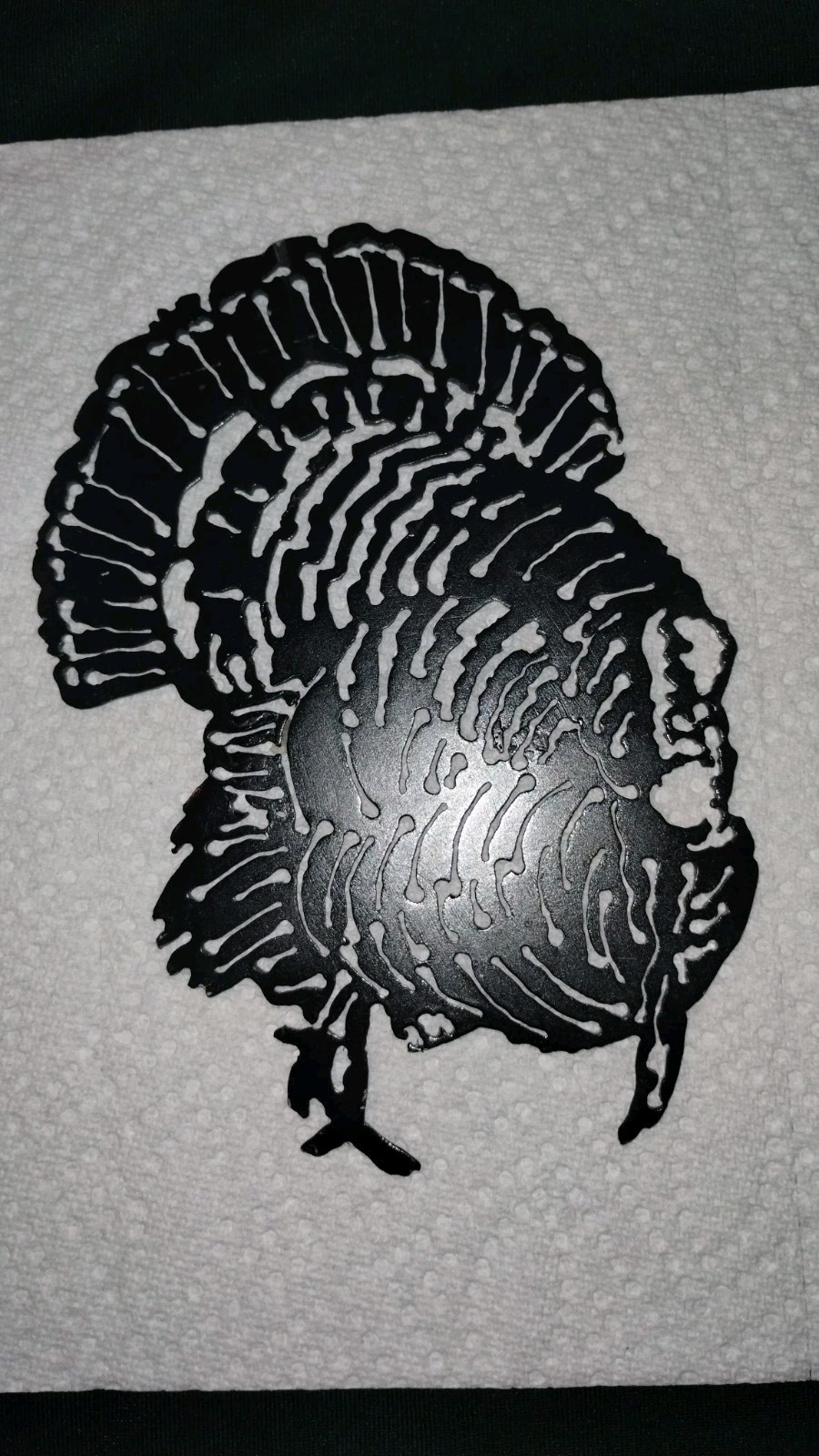 “Heavy Metal Art” TURKEY GOBBLER Digital Plasma Cut in Plate steel not thin tin