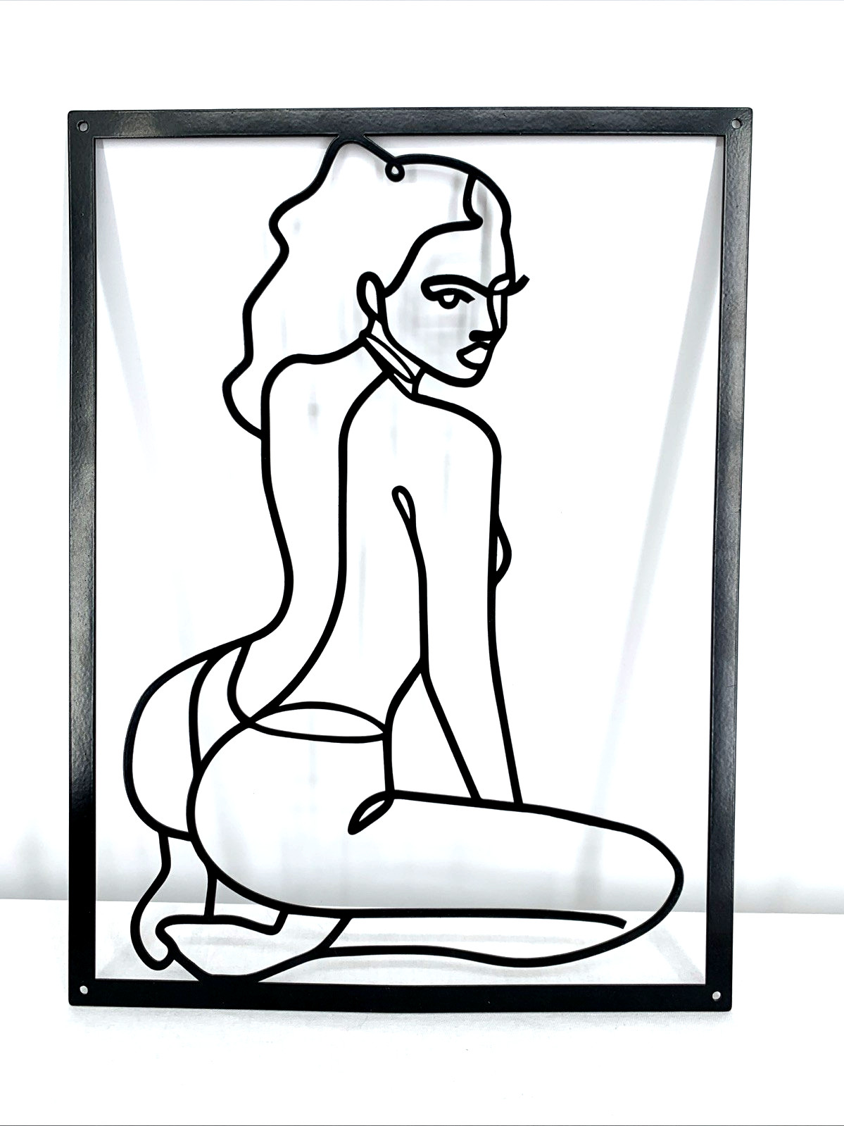 Metal Wall Art Female Women Form Minimalist Abstract Woman Modern Art Decor