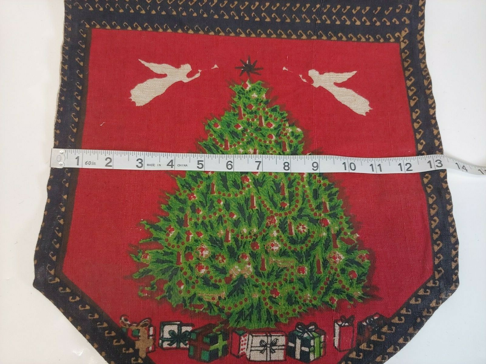 Vtg Christmas Tree Happy Holidays Decorative Wall Décor By Windham Trading Corp