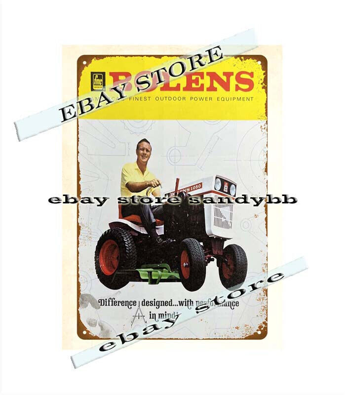 BOLENS RIDING ROTARY MOWERS TILLERS Gardening LAWN CARE tin sign home & decor