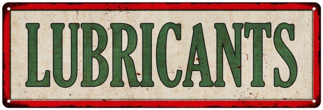 LUBRICANTS Vintage Looking Metal Sign Shop Oil Gas Garage 106180064025