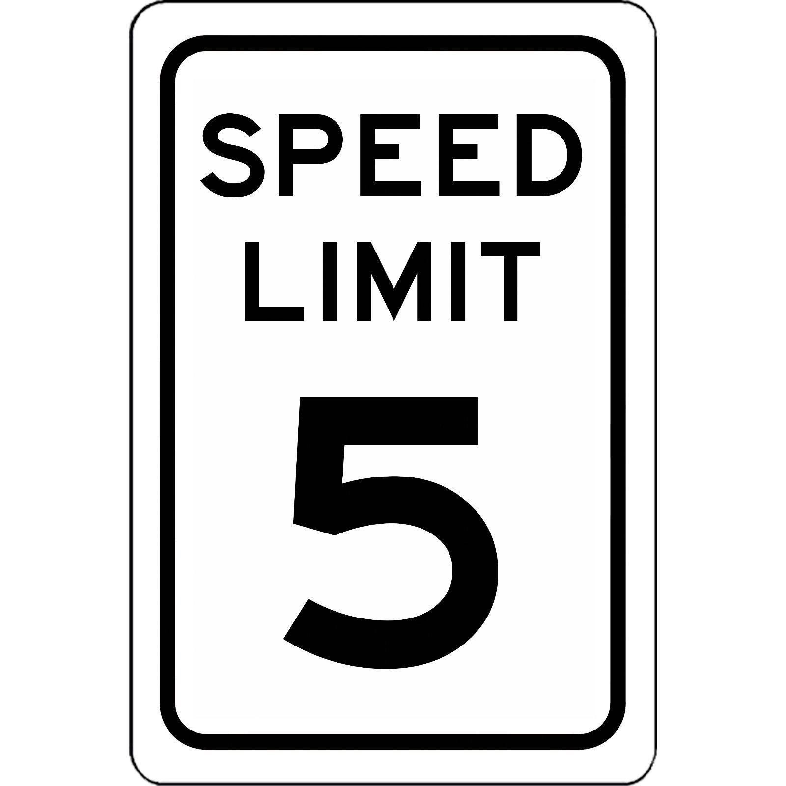 Speed Limit Sign Sticker Tiger Aluminum Sign 8×12 Funny Metal Plaque