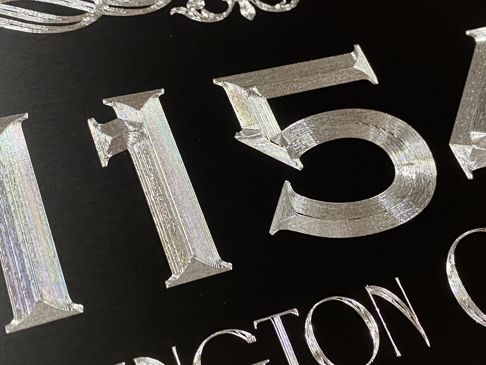 Engraved Personalized Custom House Number Street Address Sturdy Metal Sign 10×7