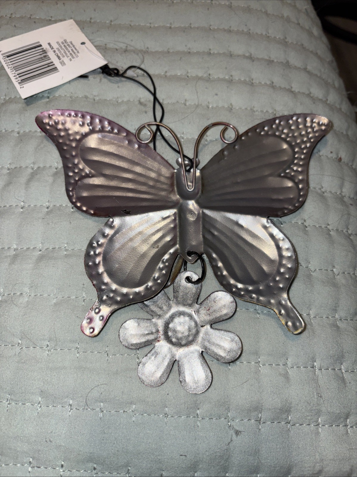 True Living Outdoors Iridescent Butterfly Hanging Decor