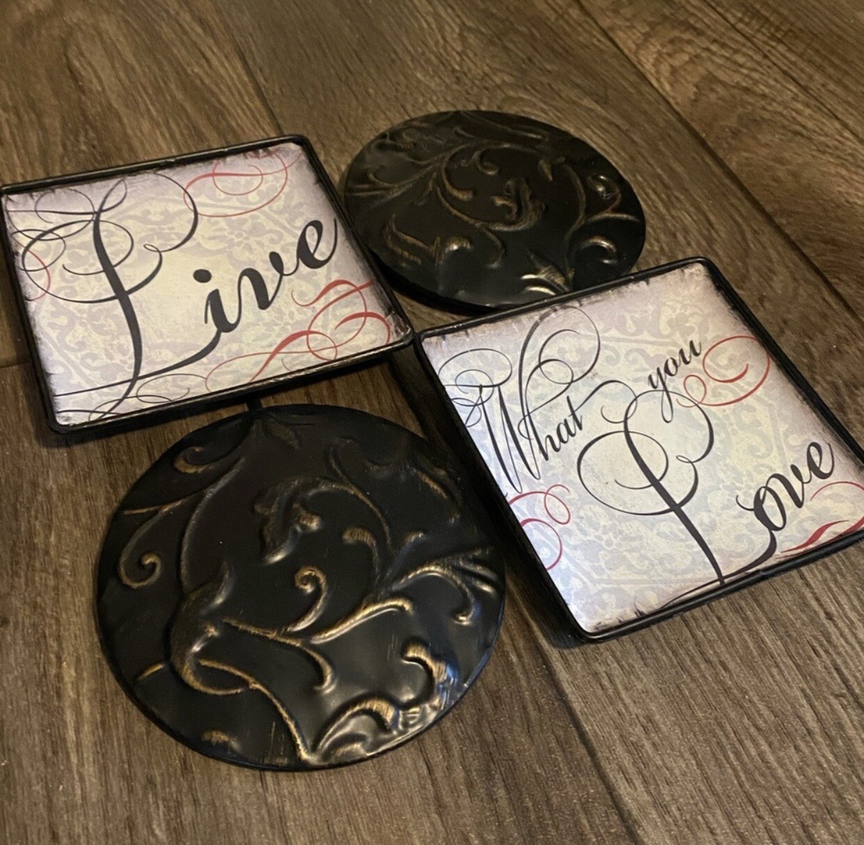 Inspiration Wall Art Decor | Live What You Love Metal Wall Hanging