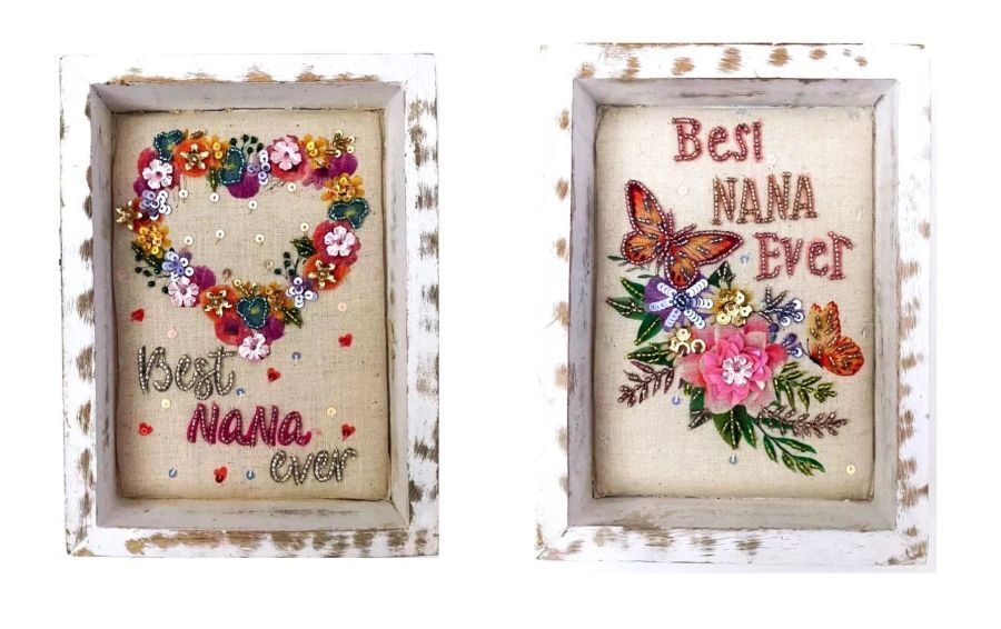 Noor e noire Sign Best Nana Ever decor Mother’s Day New Handmade India Butterfly