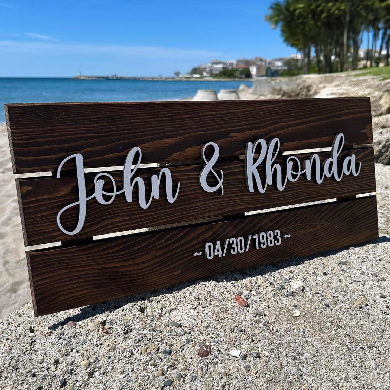 Personalized Wooden Family Name Sign for Home Decor