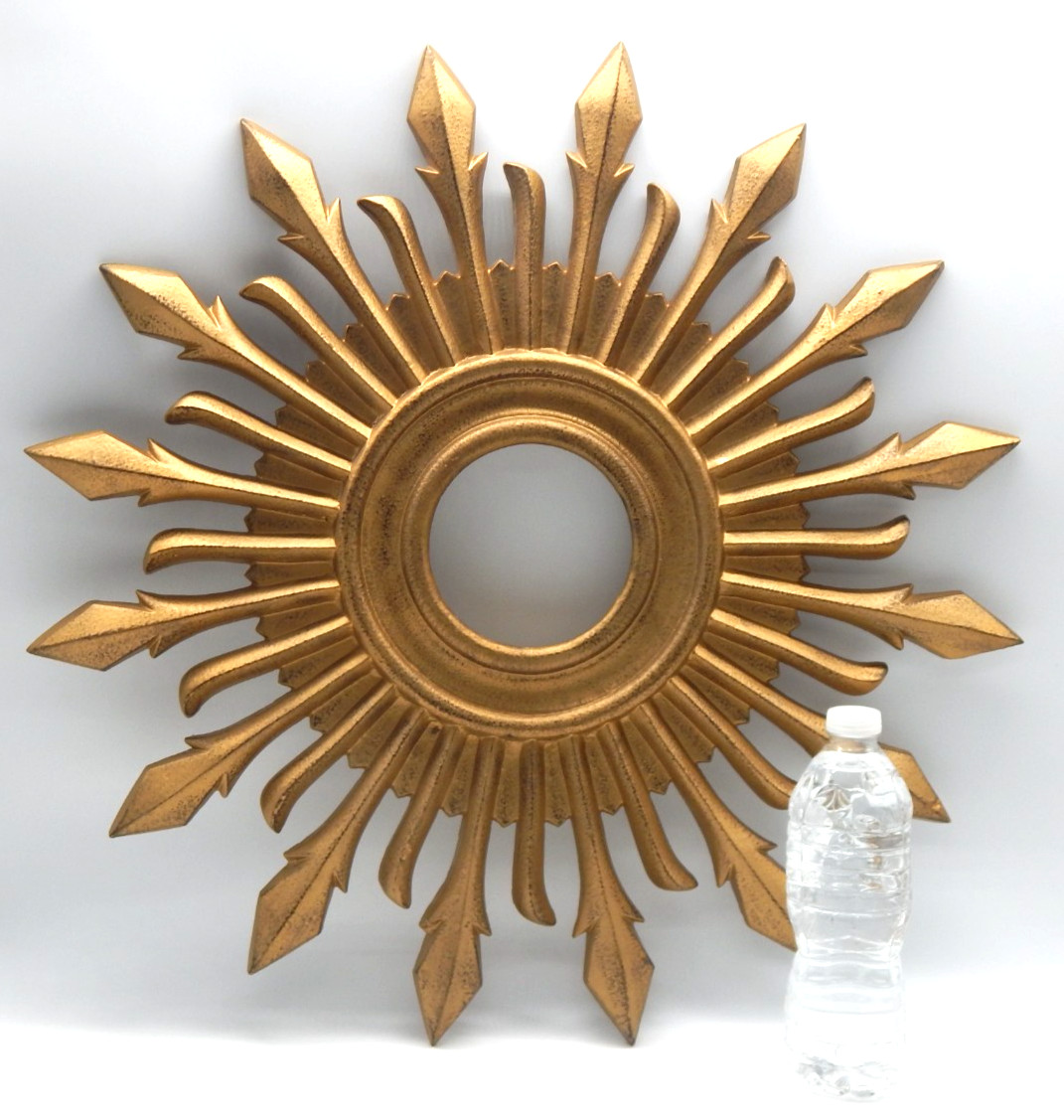 Ballard Designs Salina Indoor/Outdoor Sunburst Heavy Metal 22″ Wall Art – RARE