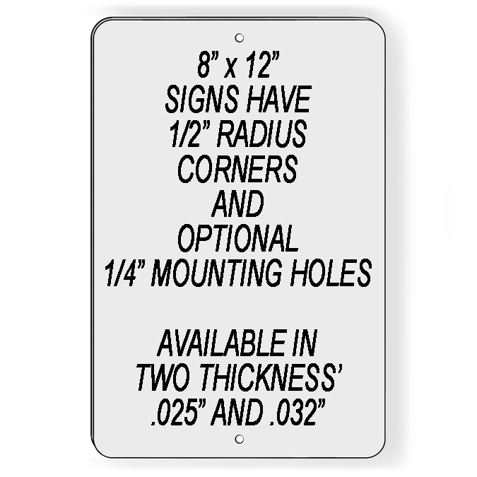 Please Leave All Packages Behind The Gate Arrow Right Metal Sign 5 SIZES SI219