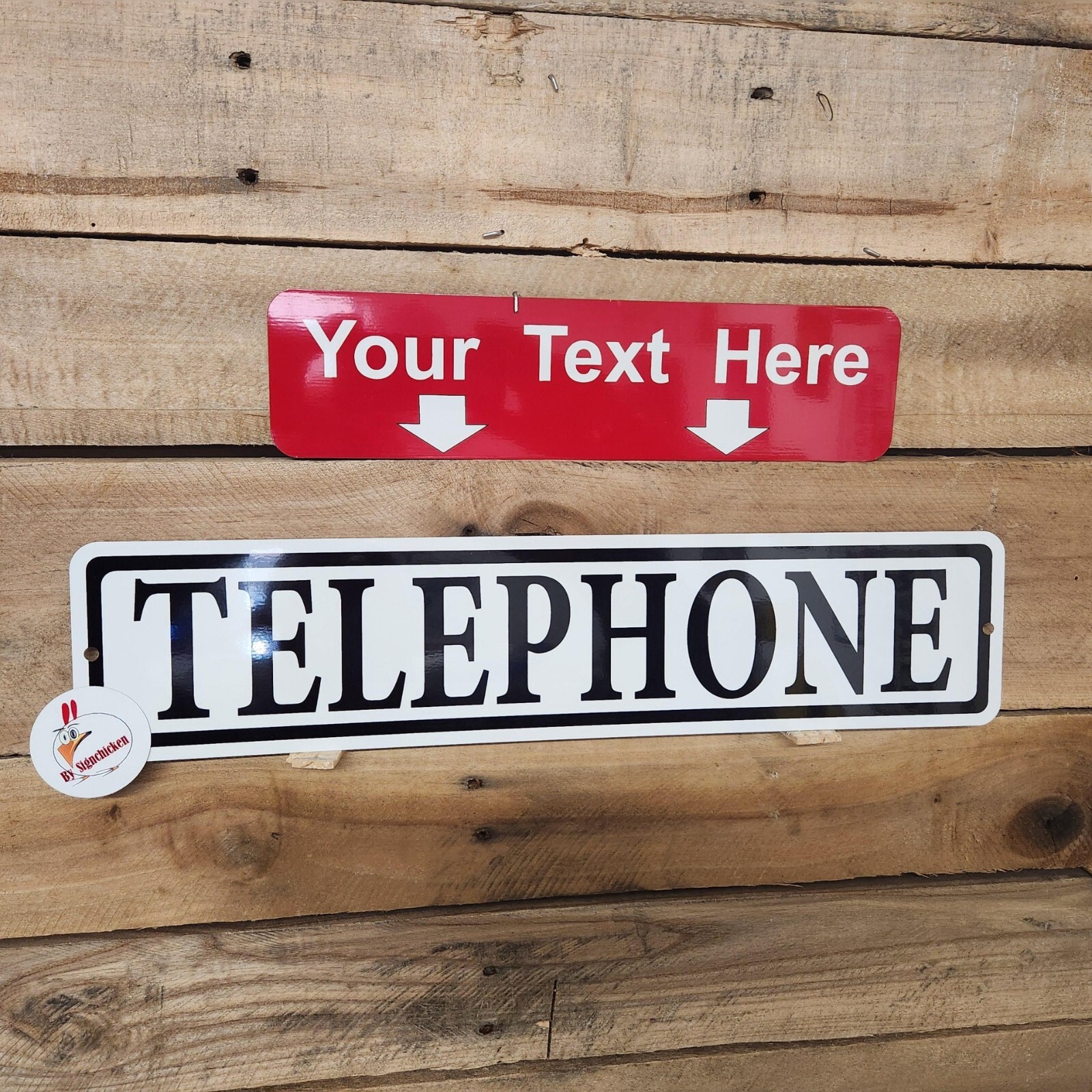 CUSTOM MADE SIGN, YOUR TEXT HERE, MAKE S SIGN, 4″ X 18″ aluminum sign