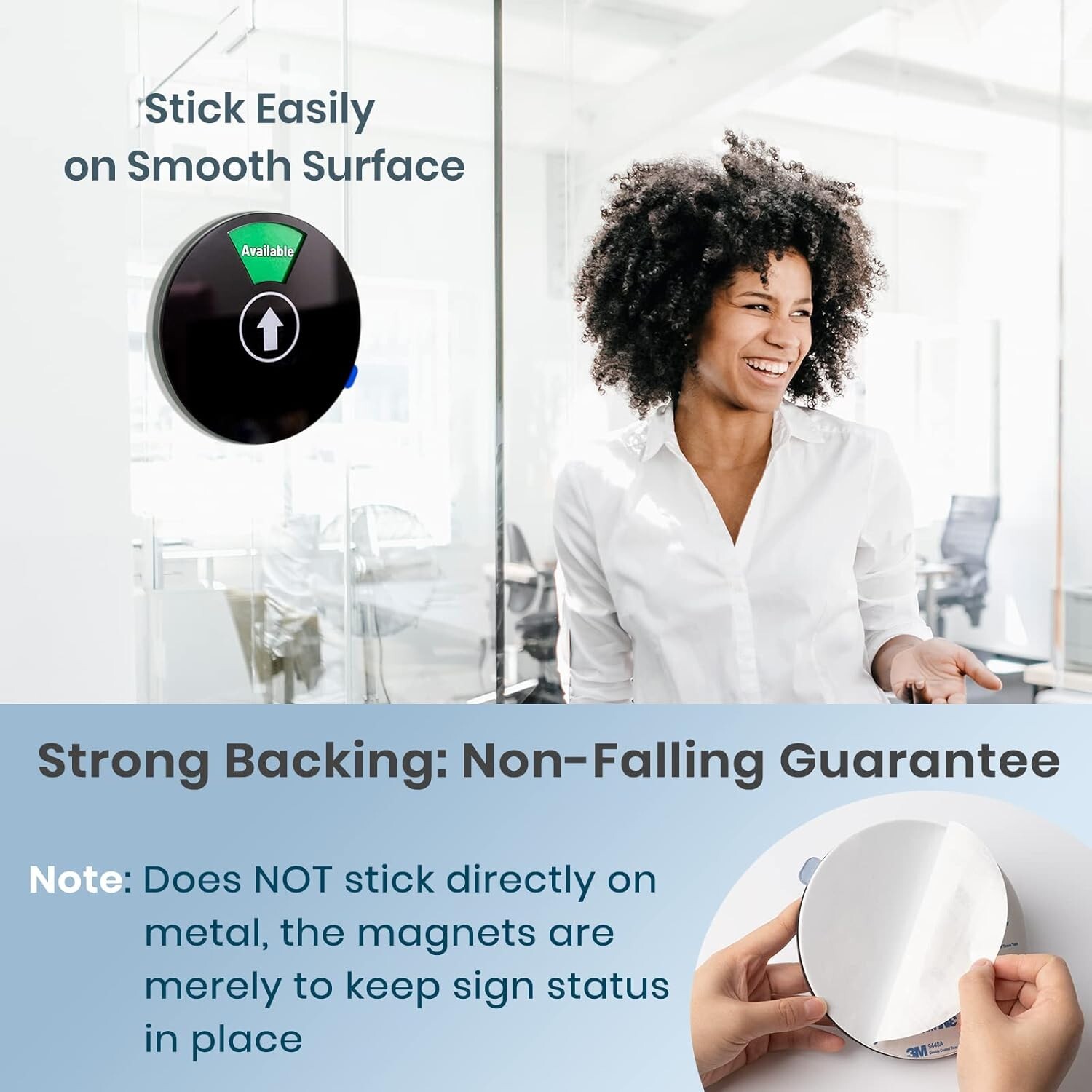 6 Options Office Door Sign Do Not Disturb/Come on in/Out of Office/in a Meeti…