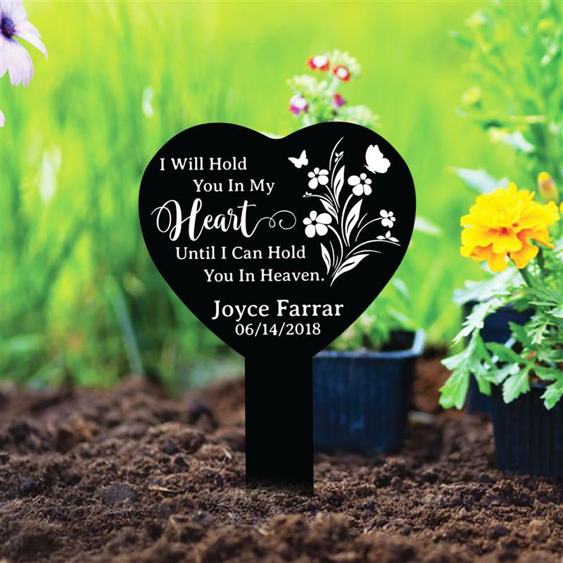 Memorial Plaque Stake, Personalized Memorial Garve Maker, Grave Marker Human