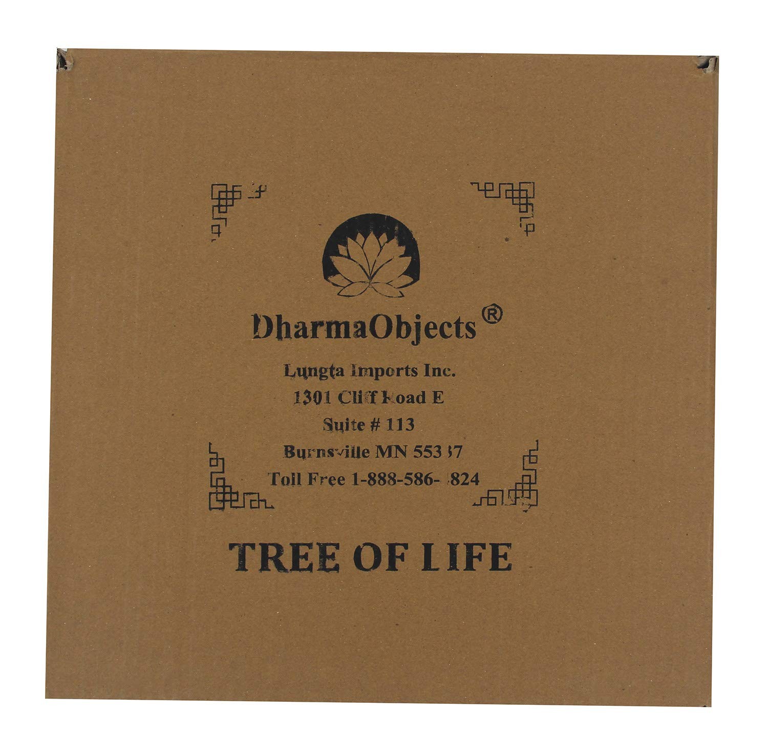 Handcrafted Wooden Tree Of Life Wall Decor Hanging Art (Brown)