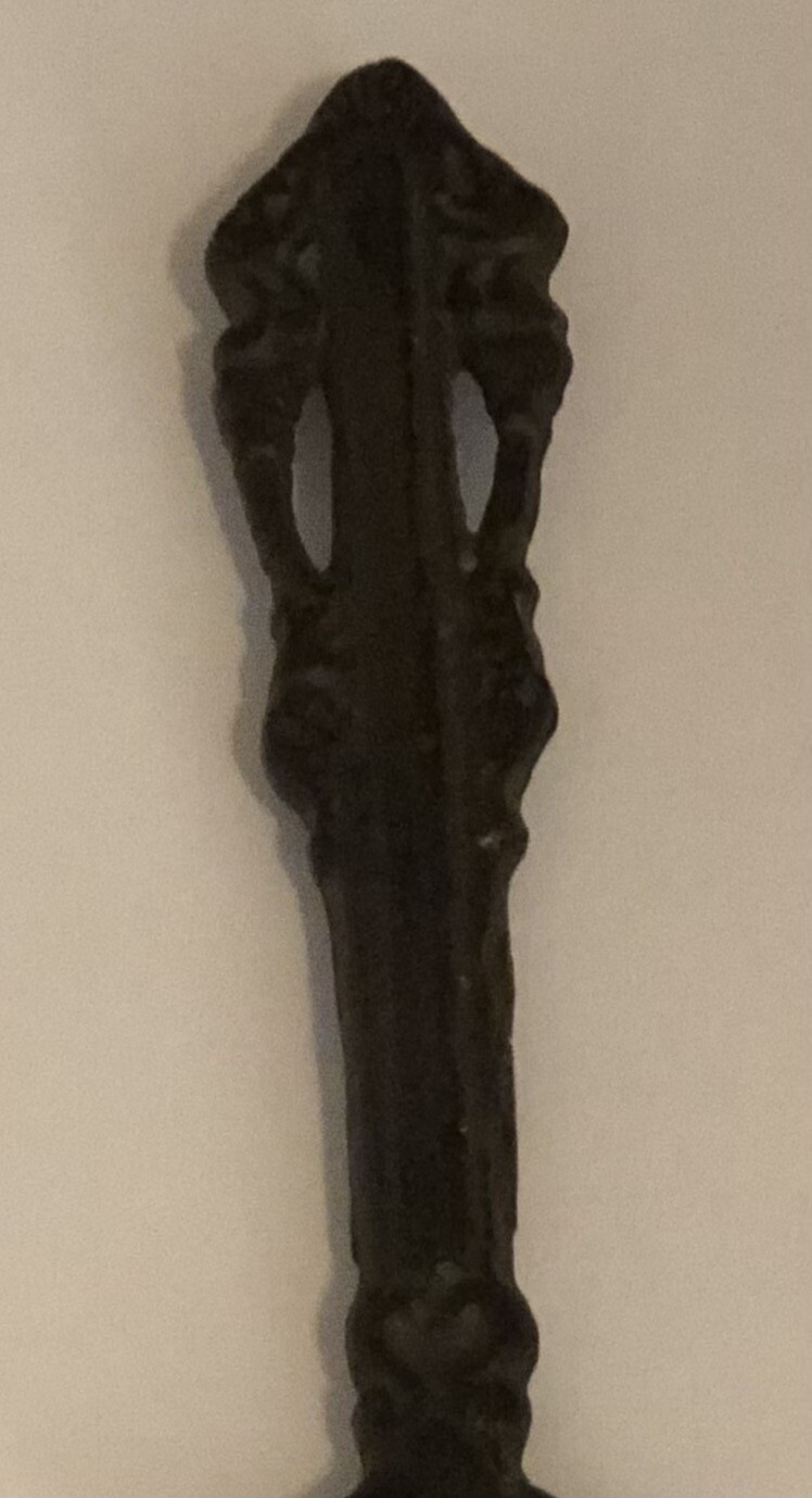 Cast Iron Fork Wall Decor Trivet 11 Inches Rustic Brown Vintage EUC