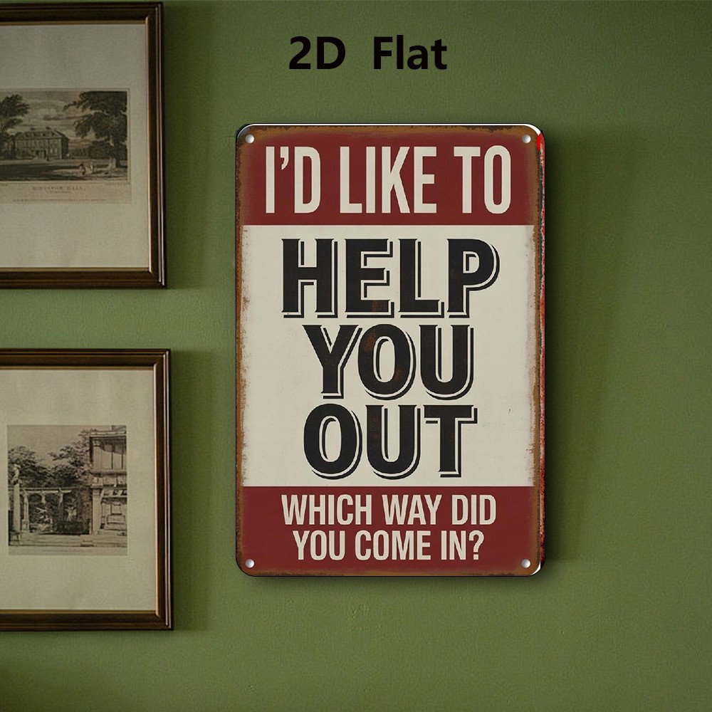 20.32*30.48 cm Metal Sign, Decorative Plaque, Wall Art
