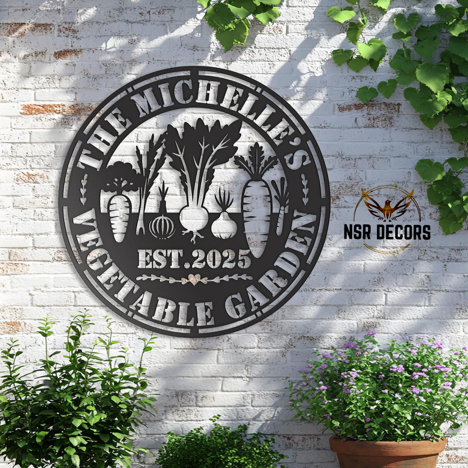 Custom Vegetable Garden Sign, Metal Vegetable Stand Signs, Mothers Day Gift