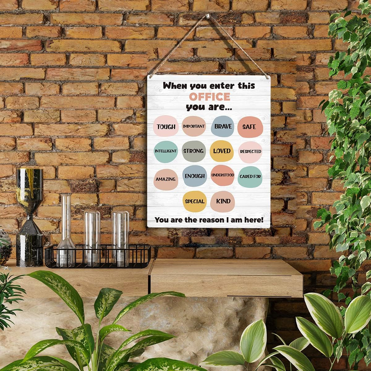 Therapy Office Decor School Counselor Office Sign 8X10 Inch Modern, Contemporary