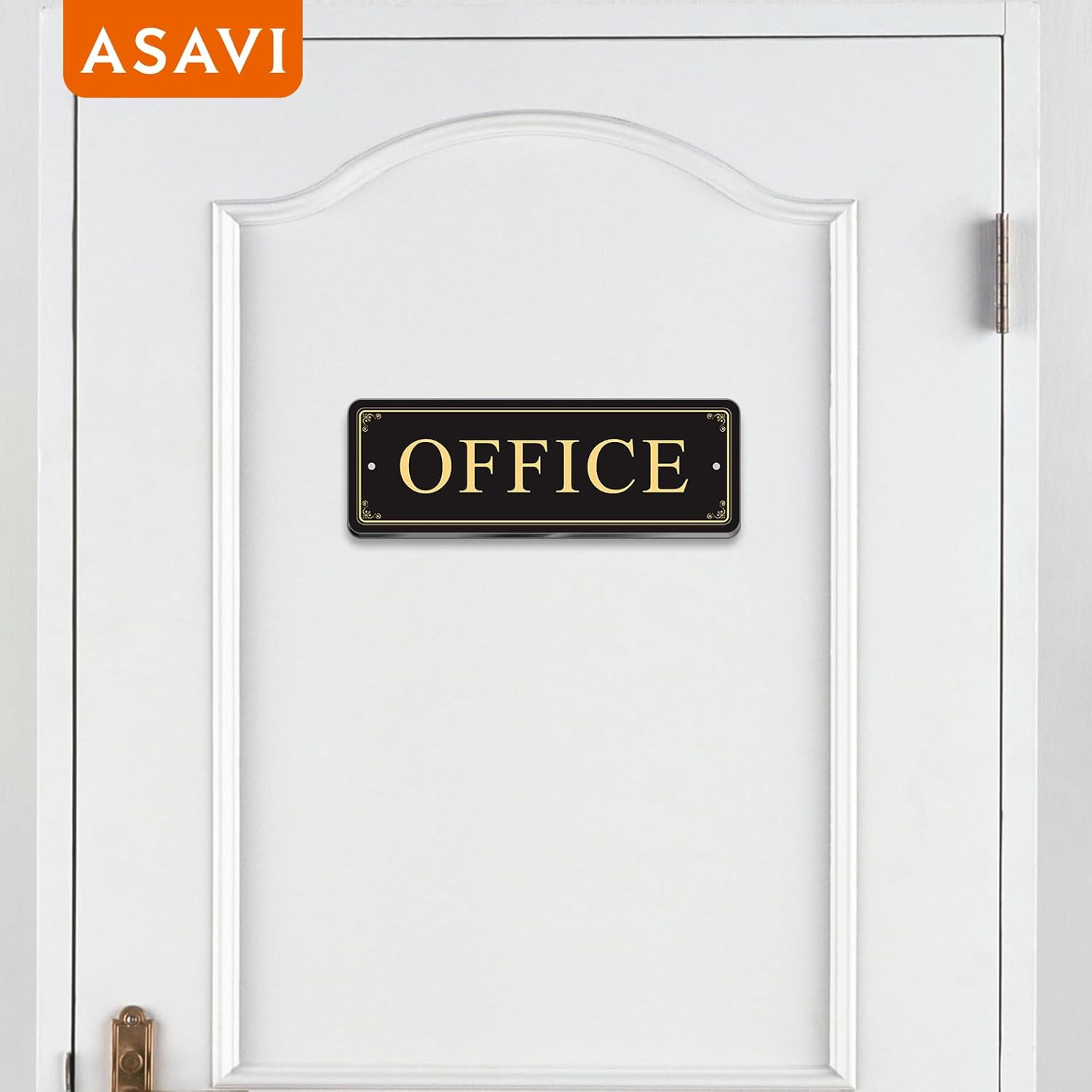 “OFFICE” Acrylic Door Sign – Waterproof & Fade-Resistant Office Label with Stron