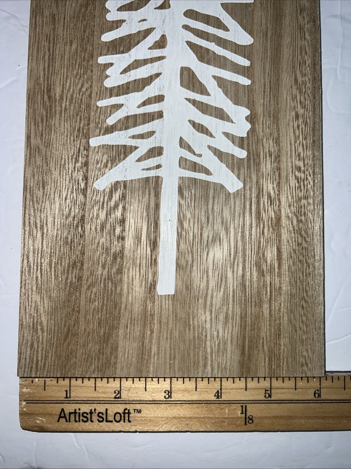 Wooden Hanging Wall Decor Twine Accent w/Tree Country/Cottage Chic/Shabby Chic