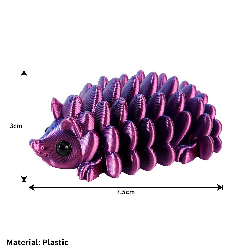 3D Printed Hedgehog Figurine – Versatile Indoor & Outdoor Home Desk Decor JQ