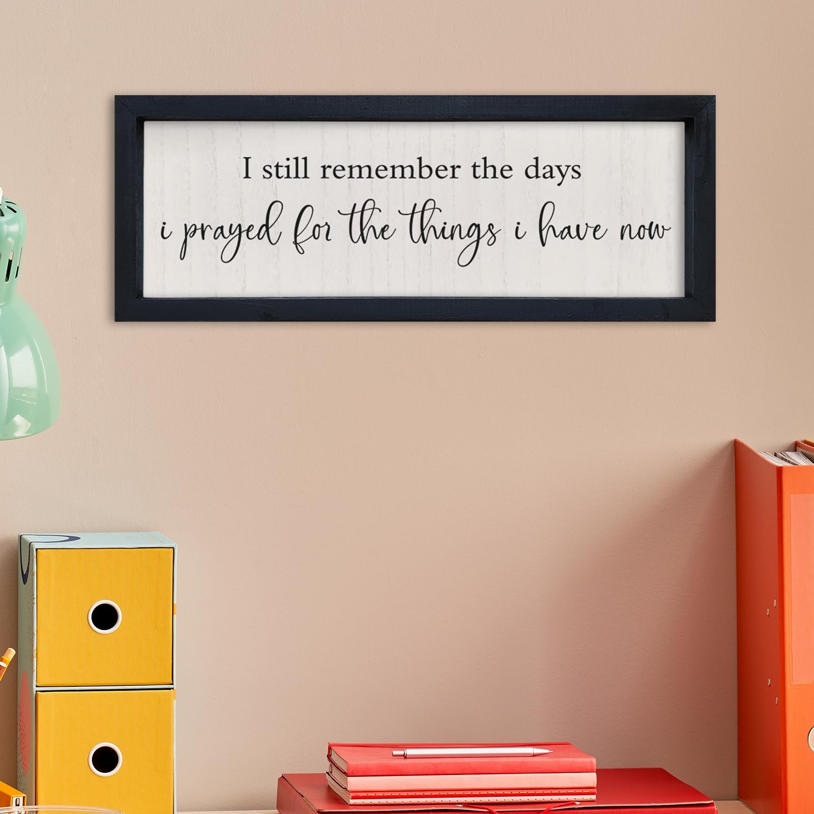 Inspirational Quote Bible Verse Wall Decor I Still Remember the Days I Prayed…