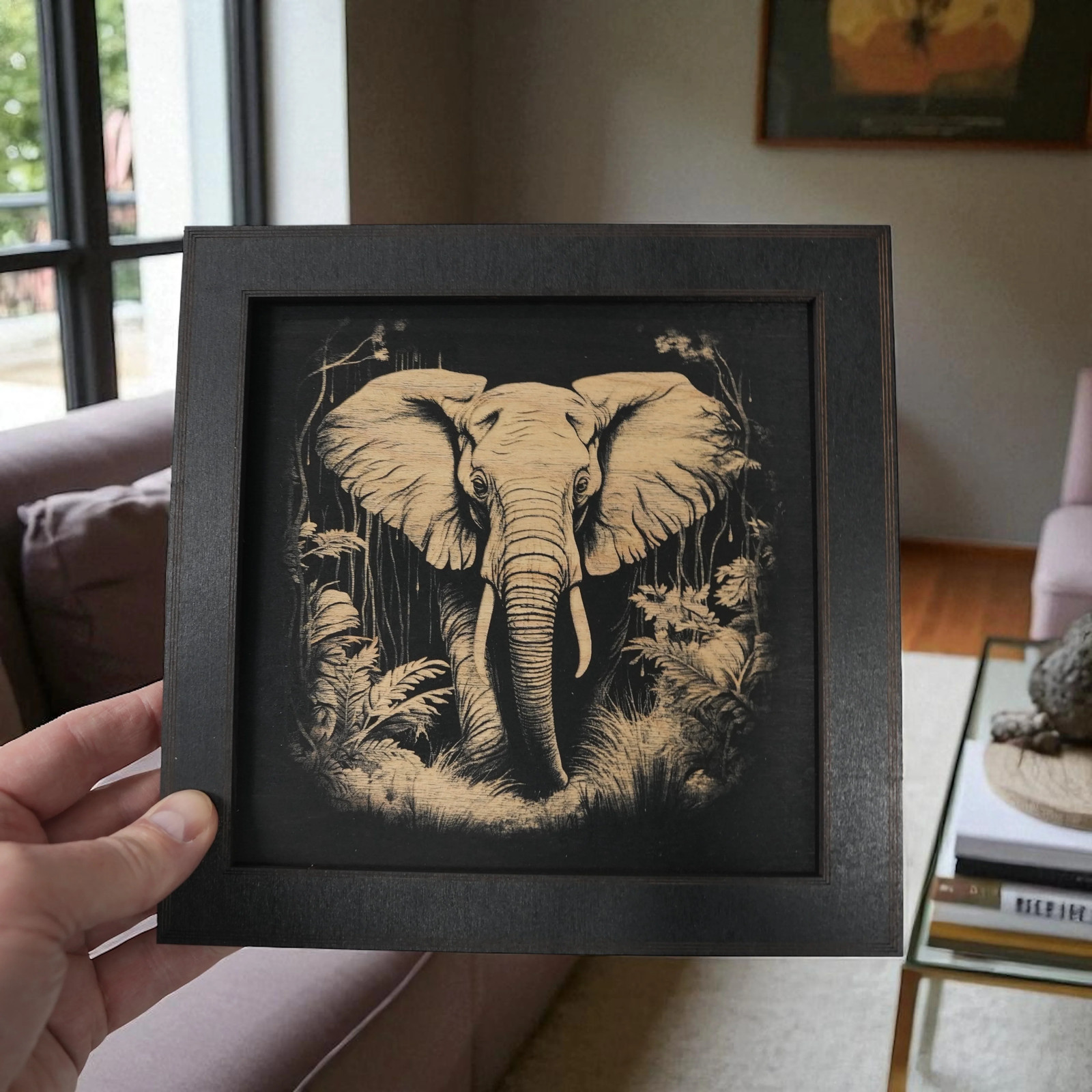 Framed Art – CUSTOM – Elephant