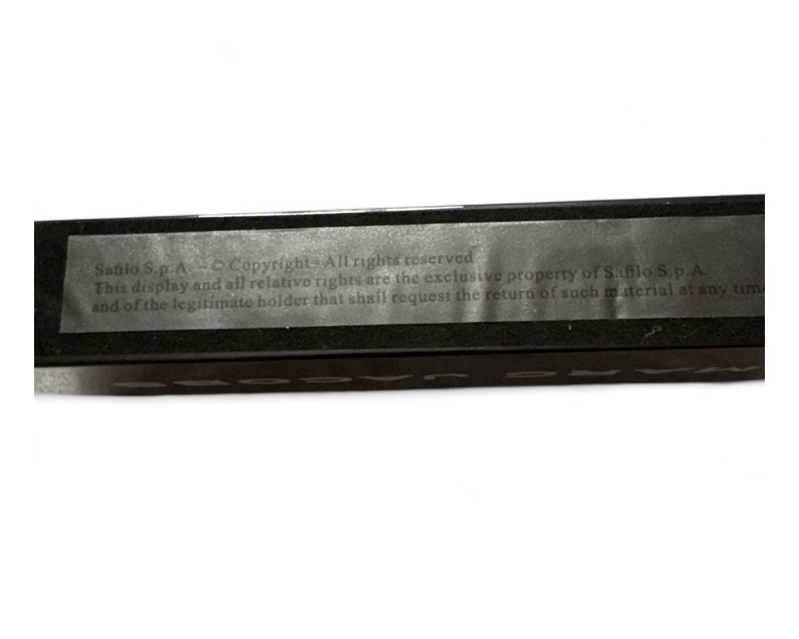 Marc Jacobs Official Counter Display Sign High Gloss Black Acrylic Plaqu