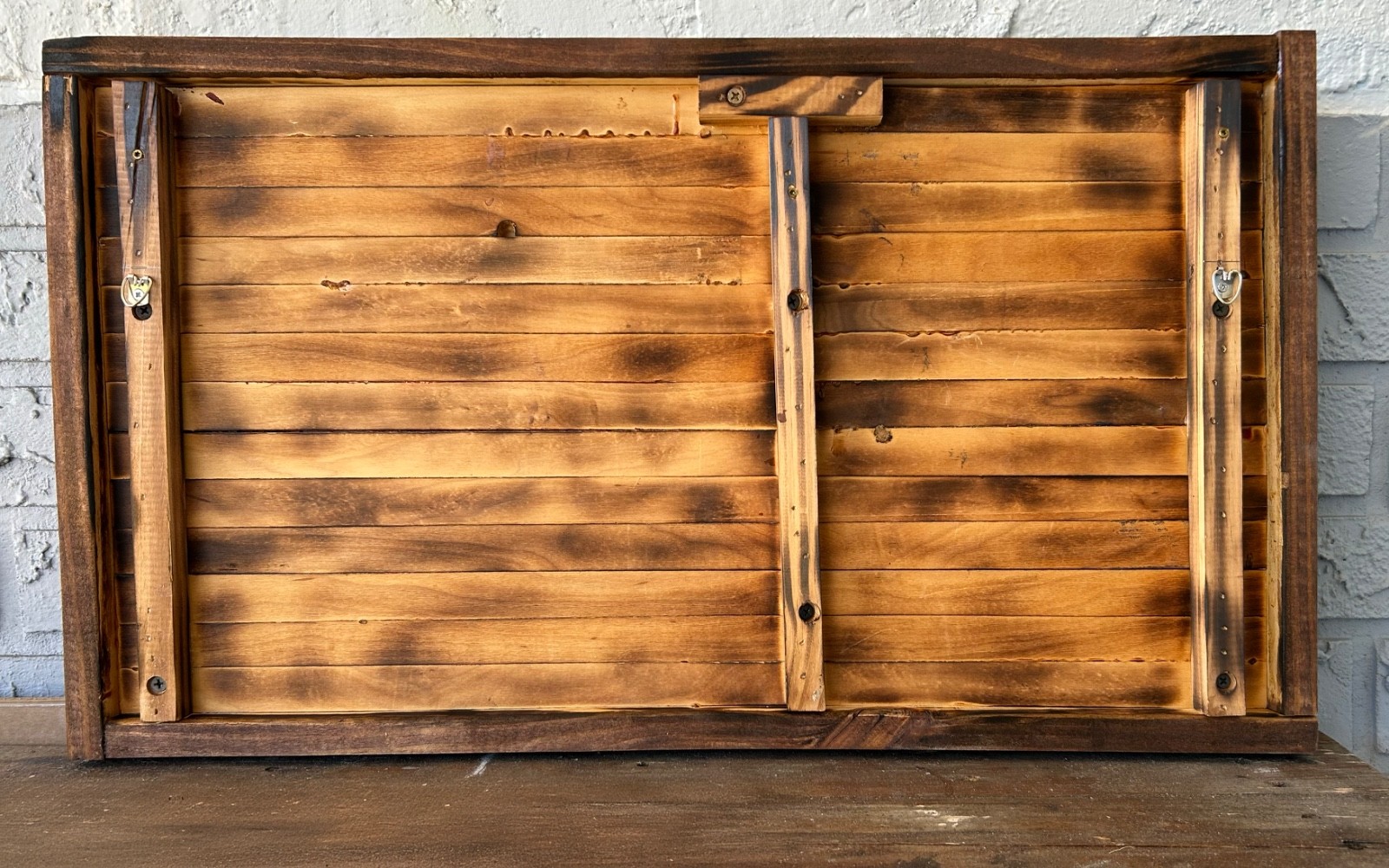 Rustic Wood Betsy Ross American Flag- Office- 14.5 x 25.5