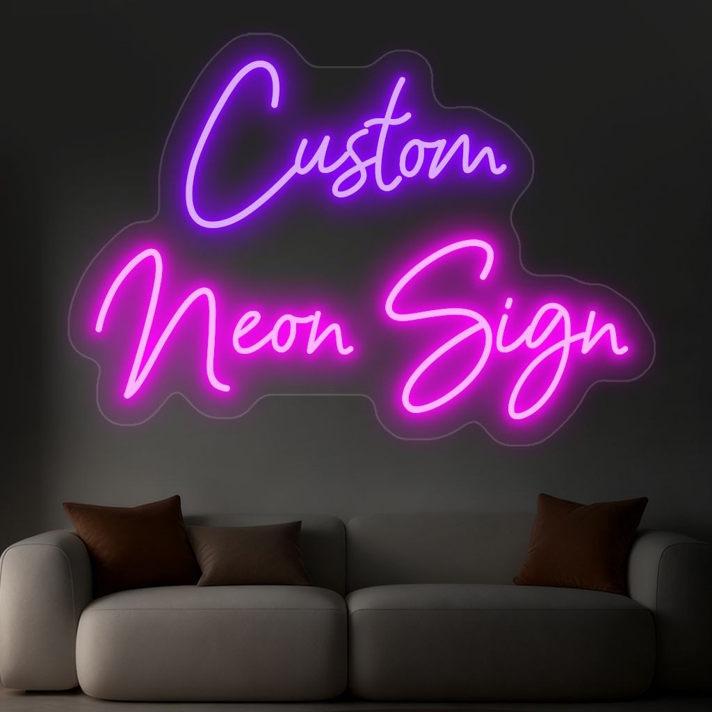 Custom Neon Sign for Salon & Bar | Personalized Name Sign | Custom LED Wall Sign