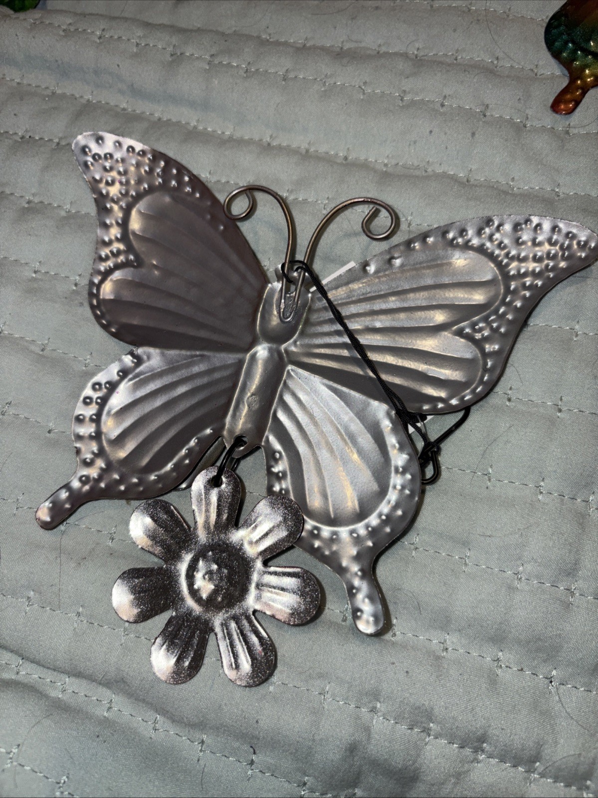 True Living Outdoors Iridescent Butterfly Hanging Decor